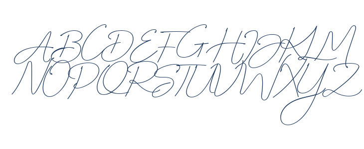 Sparkling Moscow Script Uppercase