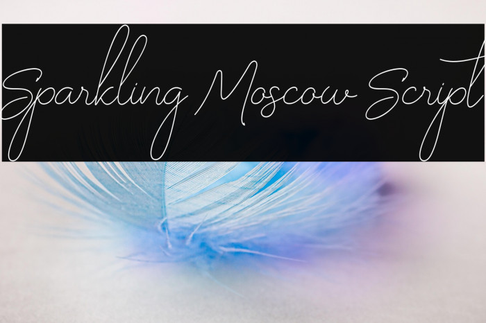 Sparkling Moscow Script Example 2