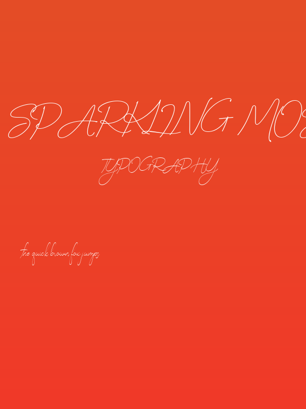 Sparkling Moscow Script Poster