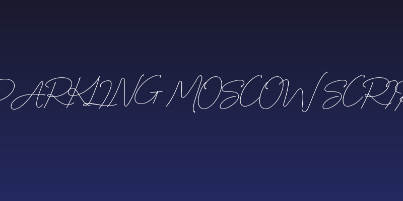 Sparkling Moscow Script Social Header