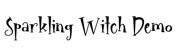 Sparkling Witch Demo  Free Fonts Download