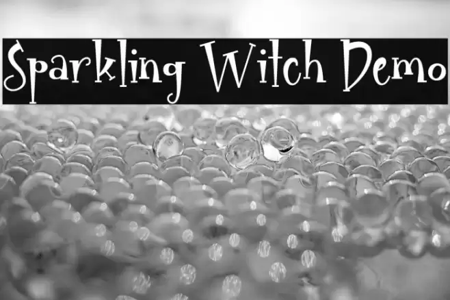 Sparkling Witch Demo Font examples