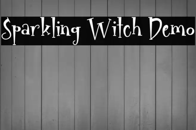Sparkling Witch Demo Font examples