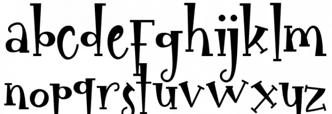 Sparkling Witch Demo Polices MINUSCULES