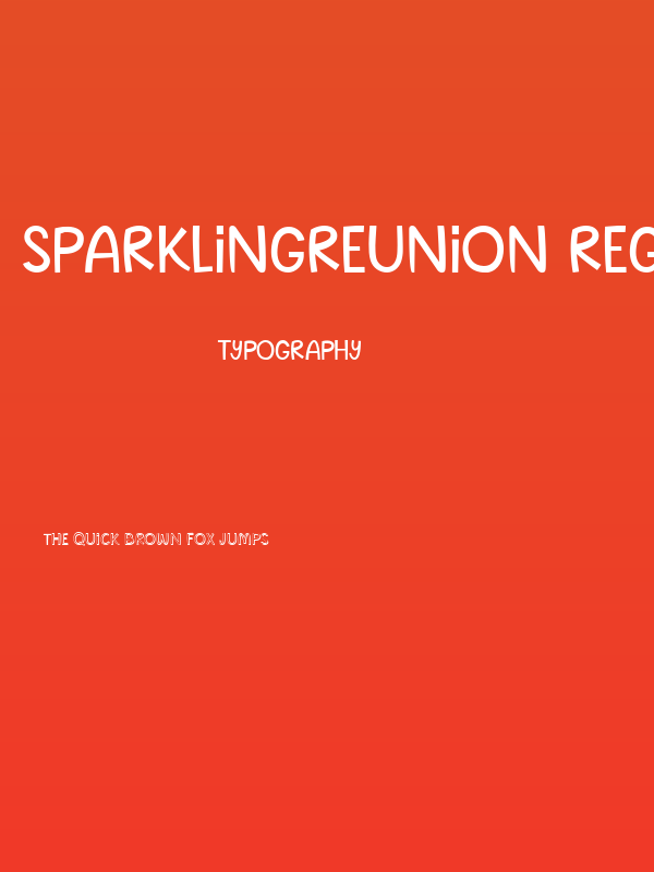 SparklingReunion Regular Poster