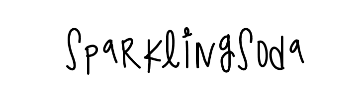 SparklingSoda  les polices de caractères gratuit tlcharger
