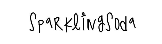 SparklingSoda  フリーフォントのダウンロード