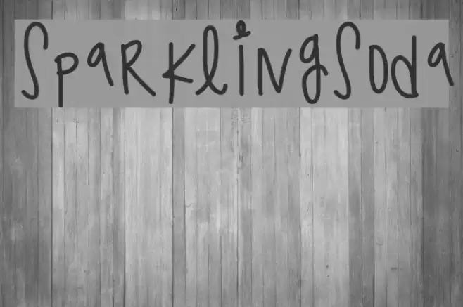 SparklingSoda Font examples