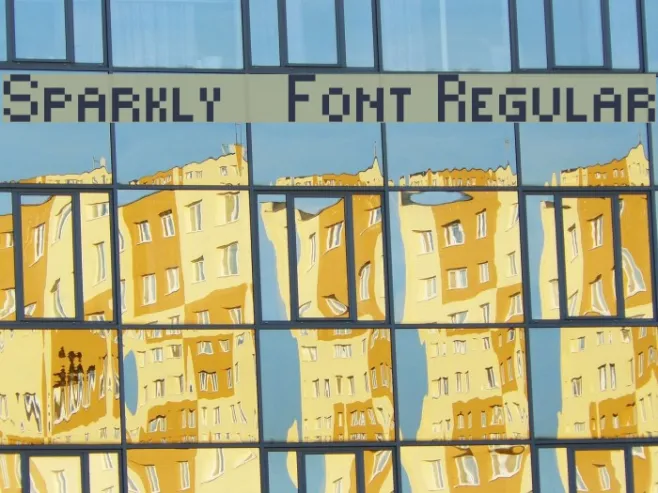 Sparkly-Font Regular Example 3