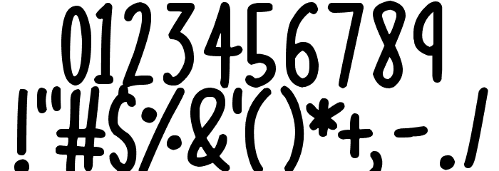 Sparkly Hearts Font OTHER CHARS