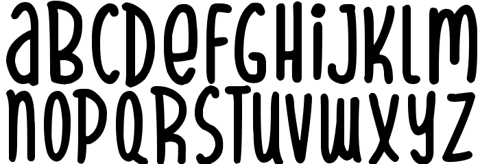 Sparkly Hearts Font LOWERCASE
