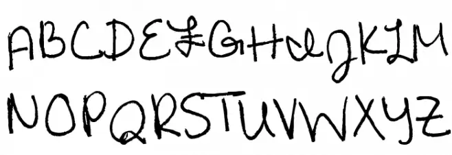 Sparkly Lights Schriftart Groß