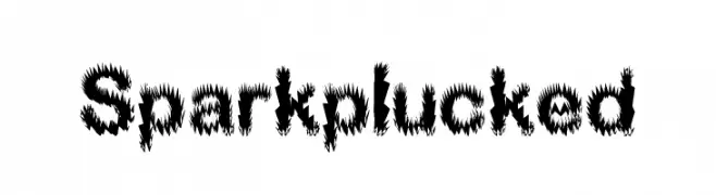 Sparkplucked  Fuentes Gratis Descargar