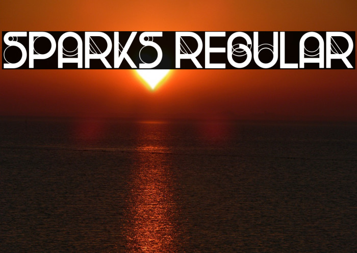 Sparks Regular Font examples