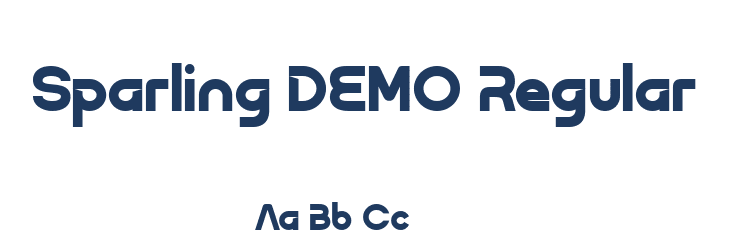 Sparling DEMO Regular Font Preview