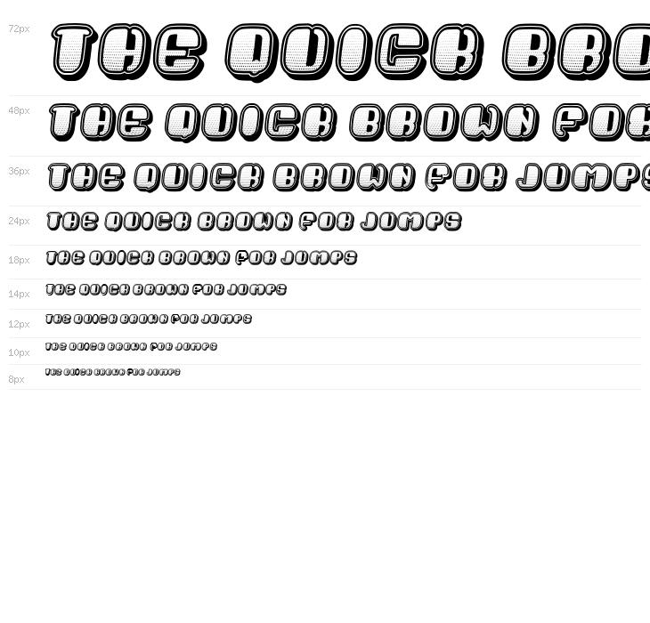 Sparrow Italic Waterfall