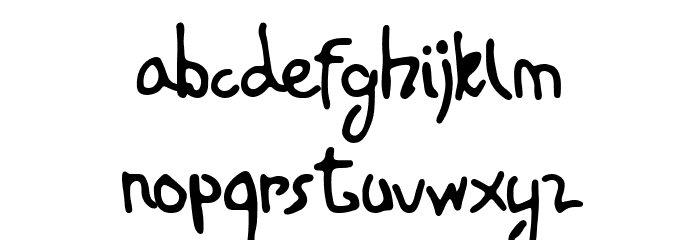 Sparta Font LOWERCASE