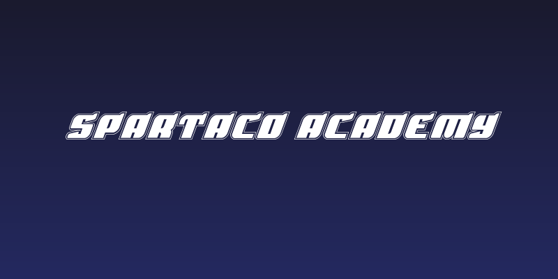 Spartaco Academy Social Header
