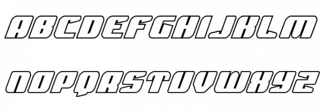 Spartaco Bold Outline Fuentes MINÚSCULAS