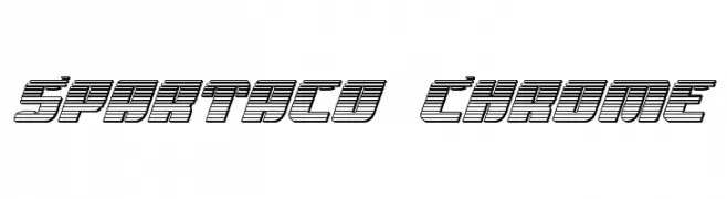 Spartaco  Chrome  Frei Schriftart Herunterladen