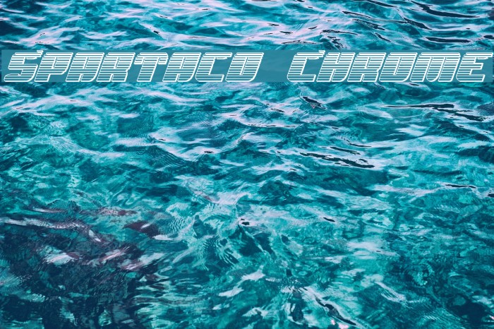 Spartaco Chrome Font examples