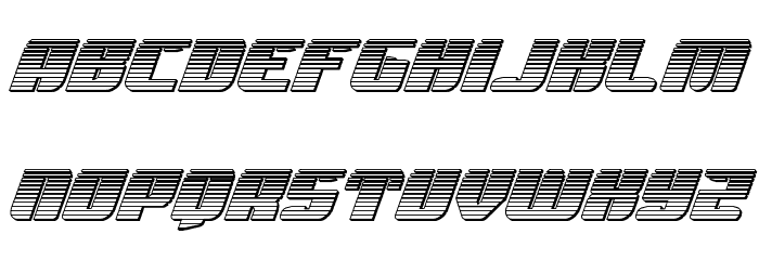 Spartaco Chrome Font LOWERCASE