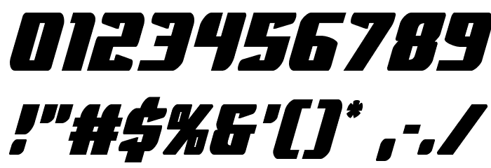 Spartaco Condensed Font OTHER CHARS