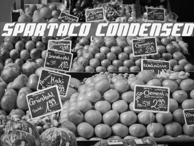 Spartaco Condensed Polices examples