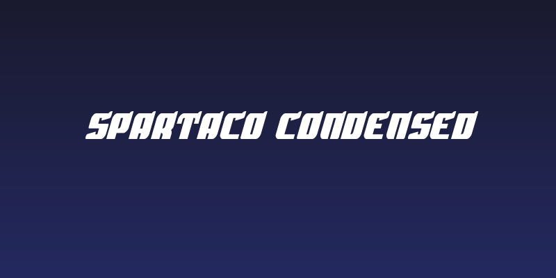 Spartaco Condensed Social Header