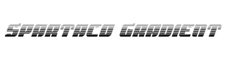 Spartaco Gradient  フリーフォントのダウンロード