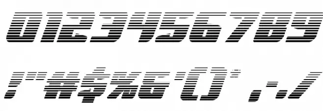 Spartaco Gradient Font OTHER CHARS