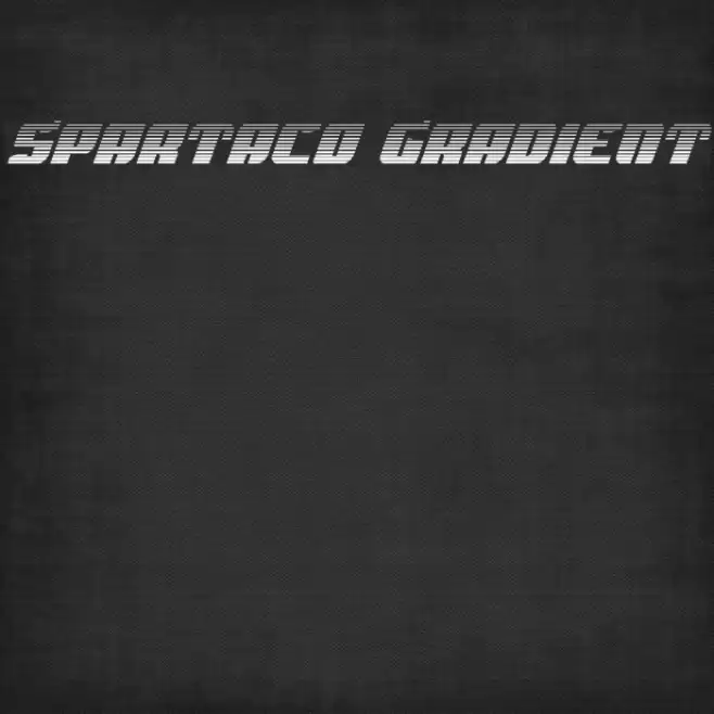 Spartaco Gradient Font examples