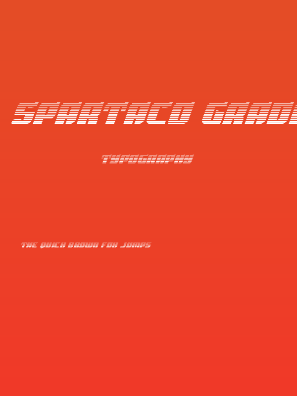Spartaco Gradient Poster