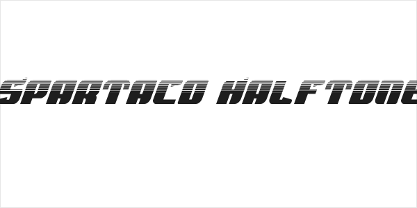 Spartaco Halftone Logo