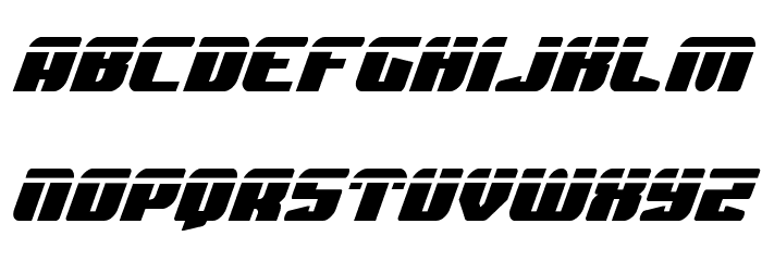 Spartaco Laser Font LOWERCASE