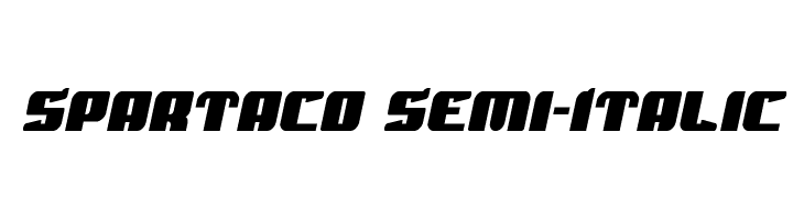Spartaco Semi-Italic  Fuentes Gratis Descargar
