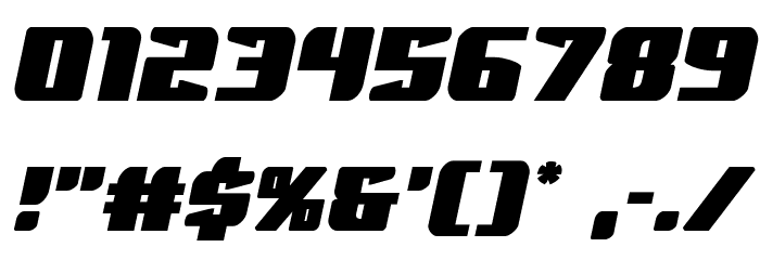 Spartaco Semi-Italic Font OTHER CHARS
