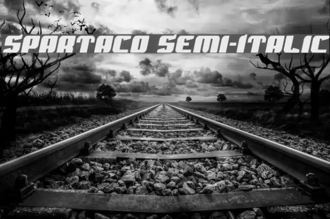 Spartaco Semi-Italic Font examples