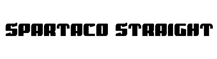 Spartaco Straight Fonte