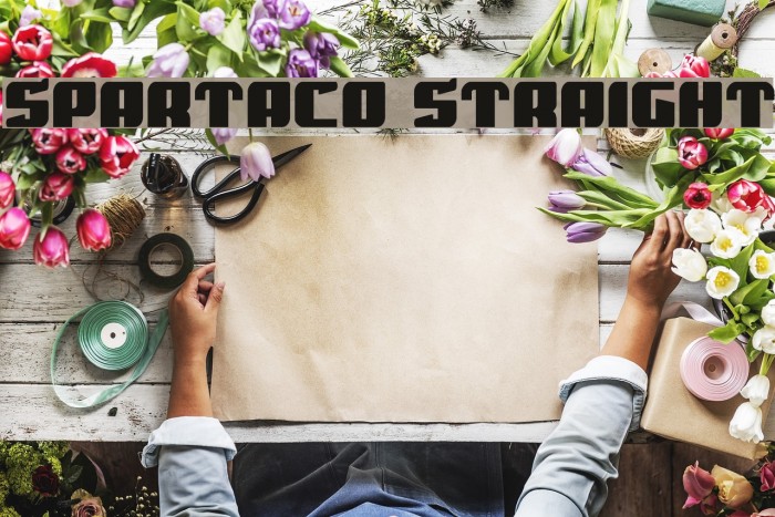Spartaco Straight Fonte examples