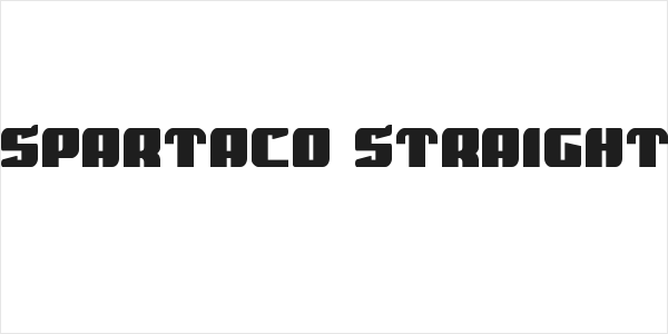 Spartaco Straight Logo