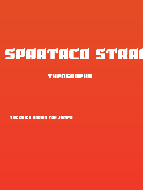 Spartaco Straight Poster