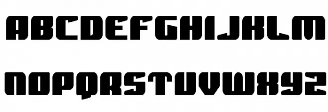 Spartaco Straight Font LOWERCASE