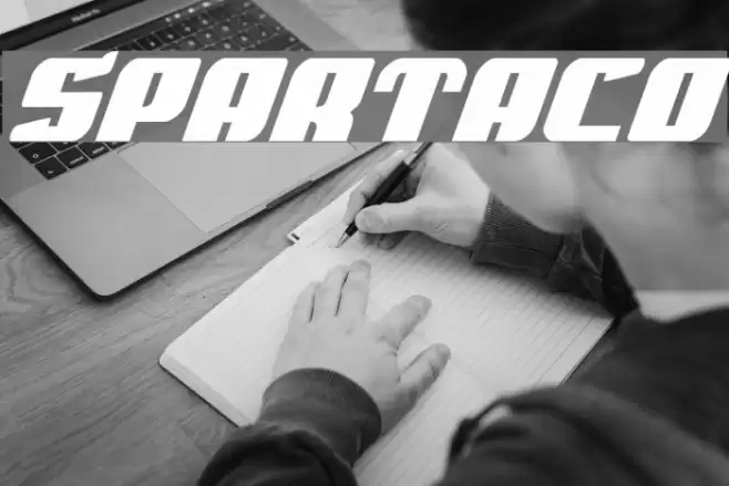 Spartaco Font examples
