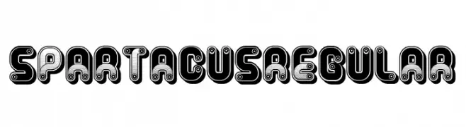 Spartacus Regular  font caratteri gratis