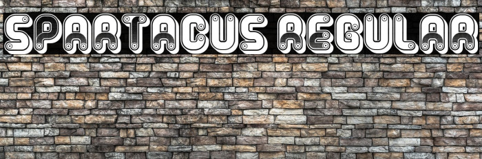 Spartacus Regular Font examples