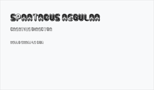Spartacus Regular Business Card