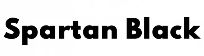 Spartan Black  Fuentes Gratis Descargar