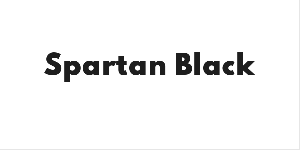 Spartan Black Logo
