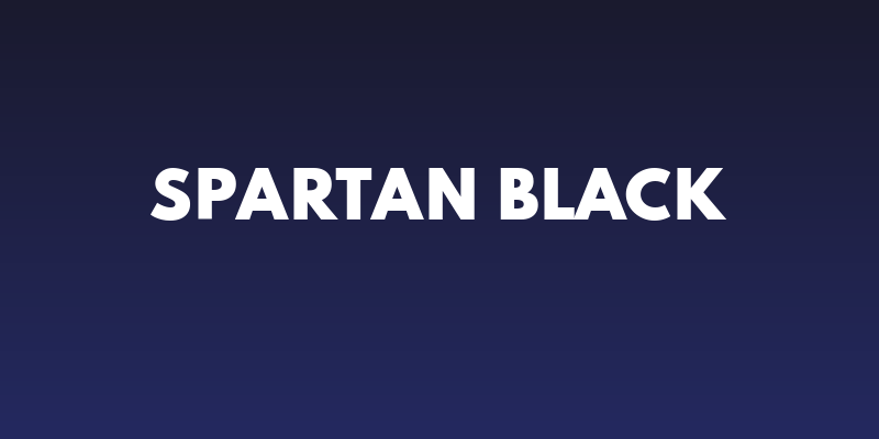 Spartan Black Social Header